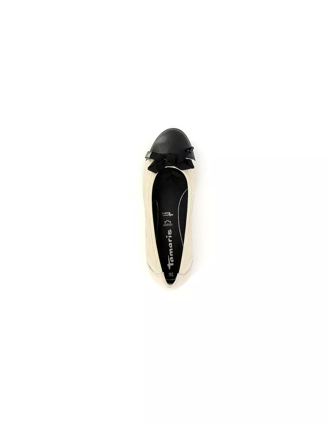TAMARIS 22112 - Ballerines & babies Ivoryblack