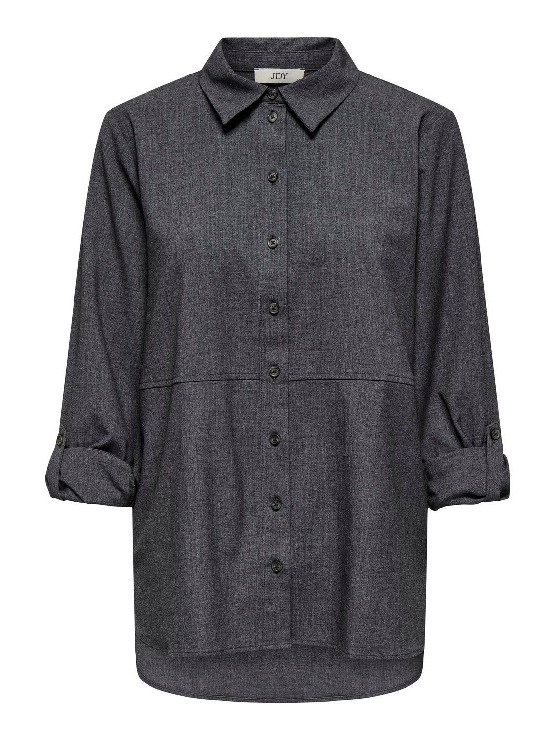JDYWILLY Hemd Dark Grey Melange