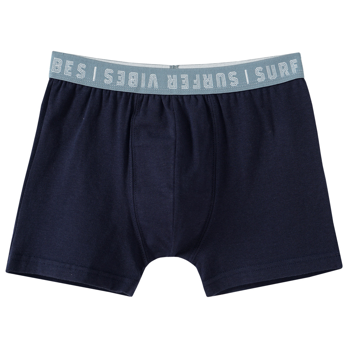 Yigga 3 Jungen Boxer mit Webbund dunkelblau