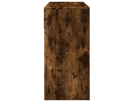 VIDAXL - Coiffeuse avec miroir chêne fumé 80x39x80 cm