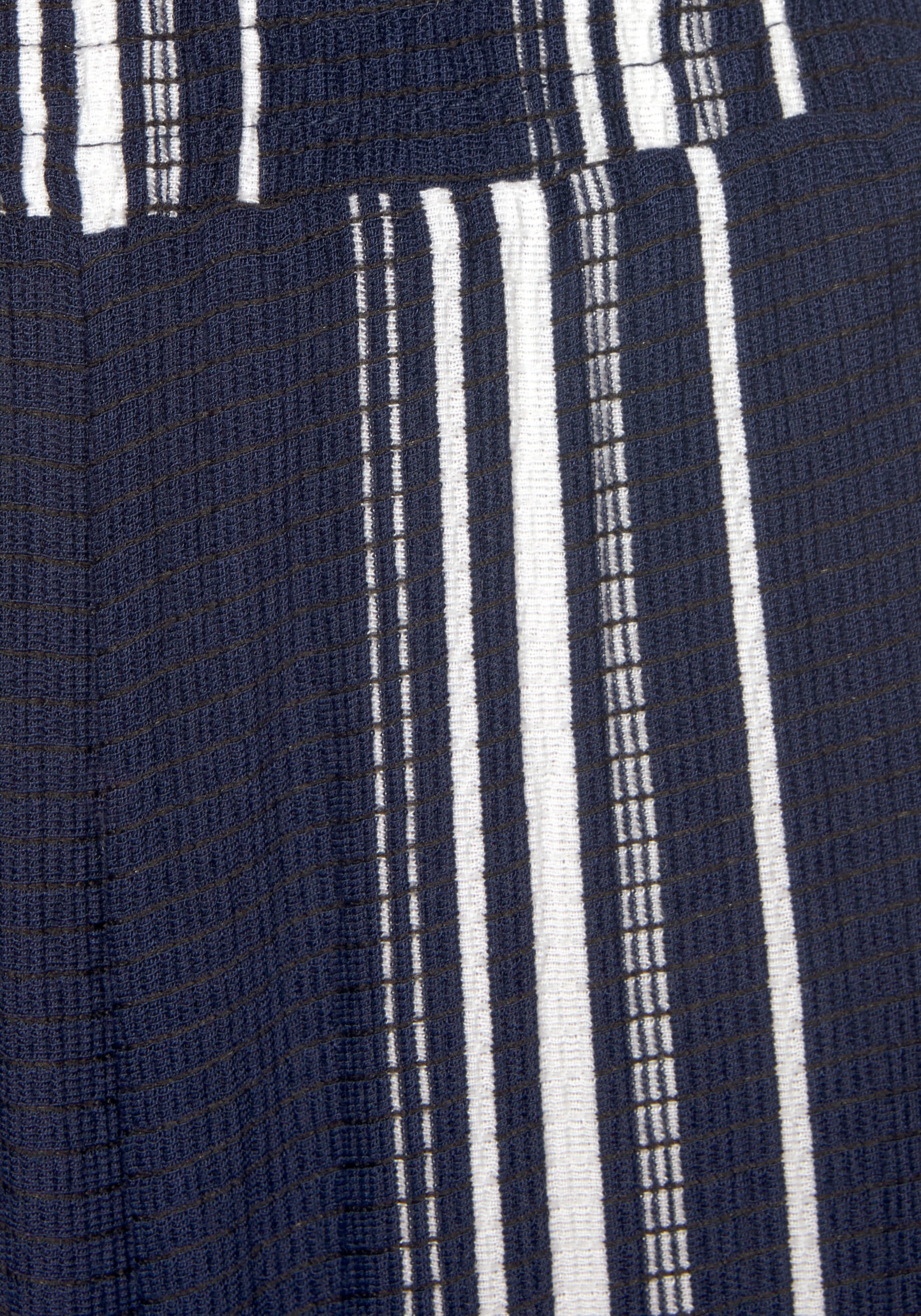LASCANA Culotte-Overall , aus strukturierter Ware, sommerlicher Jumpsuit mit Streifen
