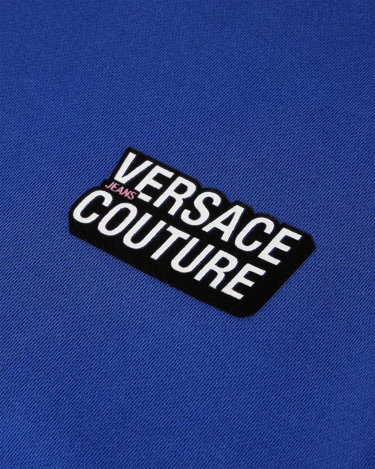 Versace Jeans Couture Logo Square Sweater Heren Blauw