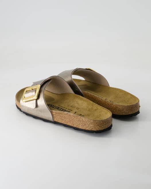Birkenstock Catalina Cushion Buckle Pantoletten in Gold