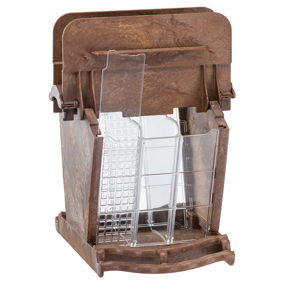 Mangeoire d'extérieur pour oiseaux jok 1, abri pour oiseaux sauvages, adaptée pour nourriture graines petites noisettes