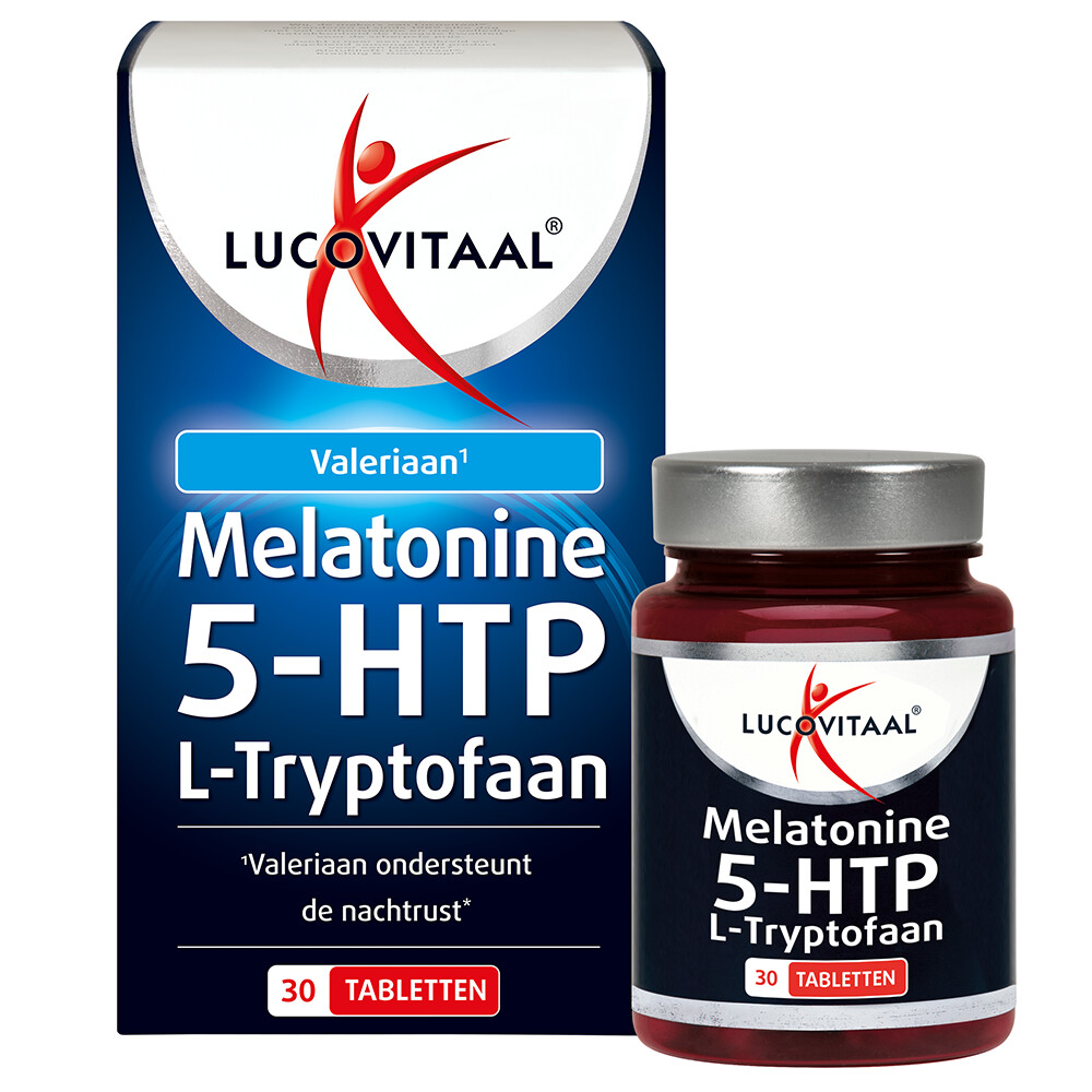 Lucovitaal Melatonine 5-HTP L-Tryptofaan30 tabletten