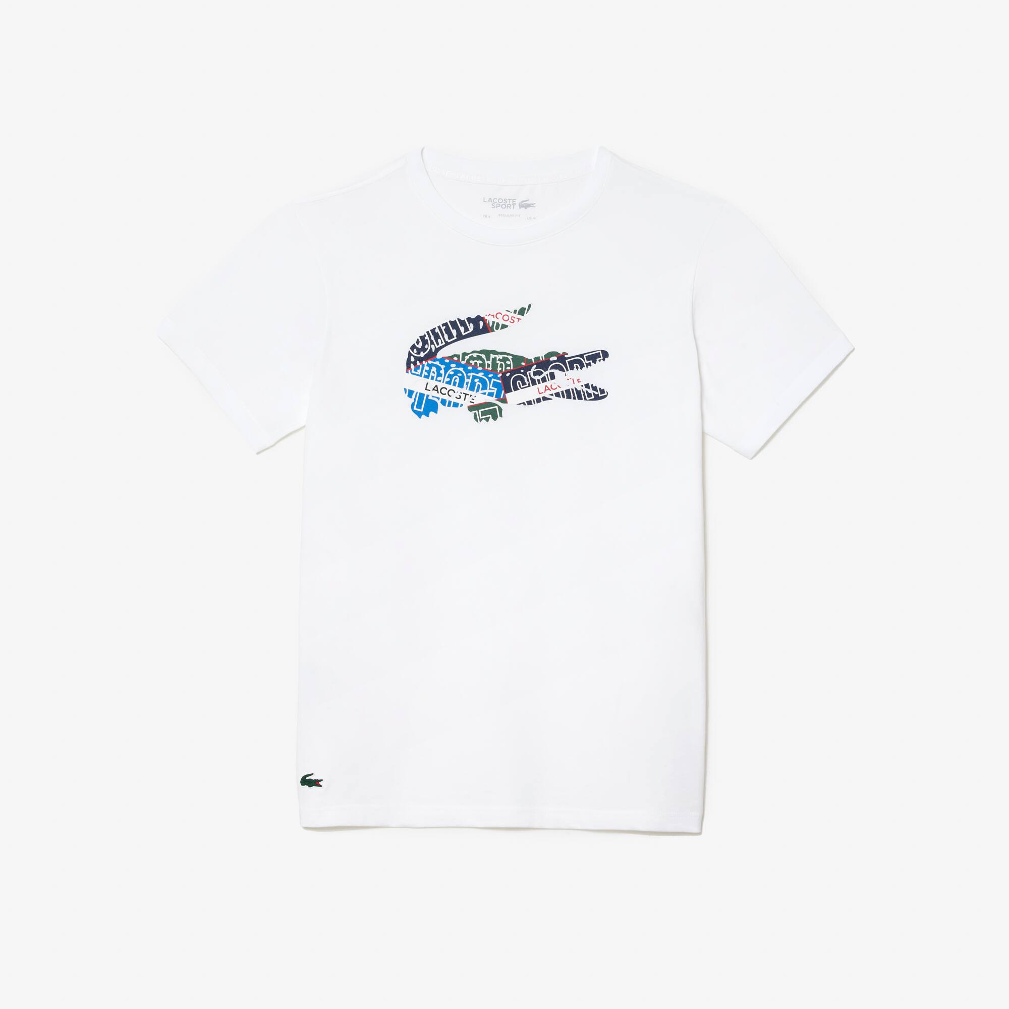 Sport T-Shirt aus Baumwolljersey T-Shirts - Weiss - Lacoste - Herren