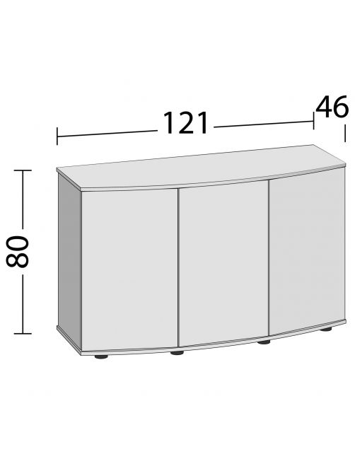 Juwel Kast Vision 260 Sbx 121x46x73 cm - Aquariummeubel
