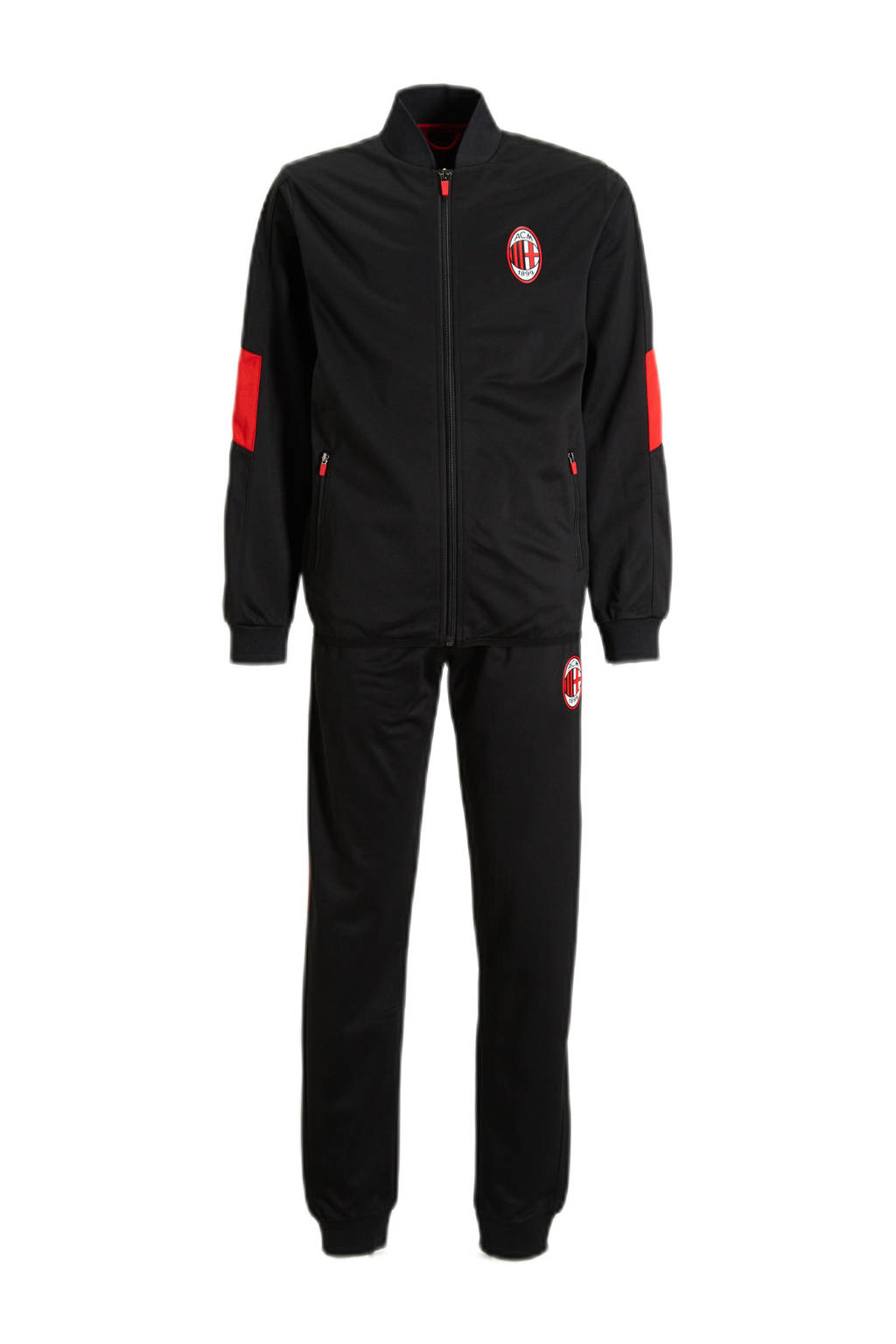 AC Milan Junior trainingspak zwart/rood
