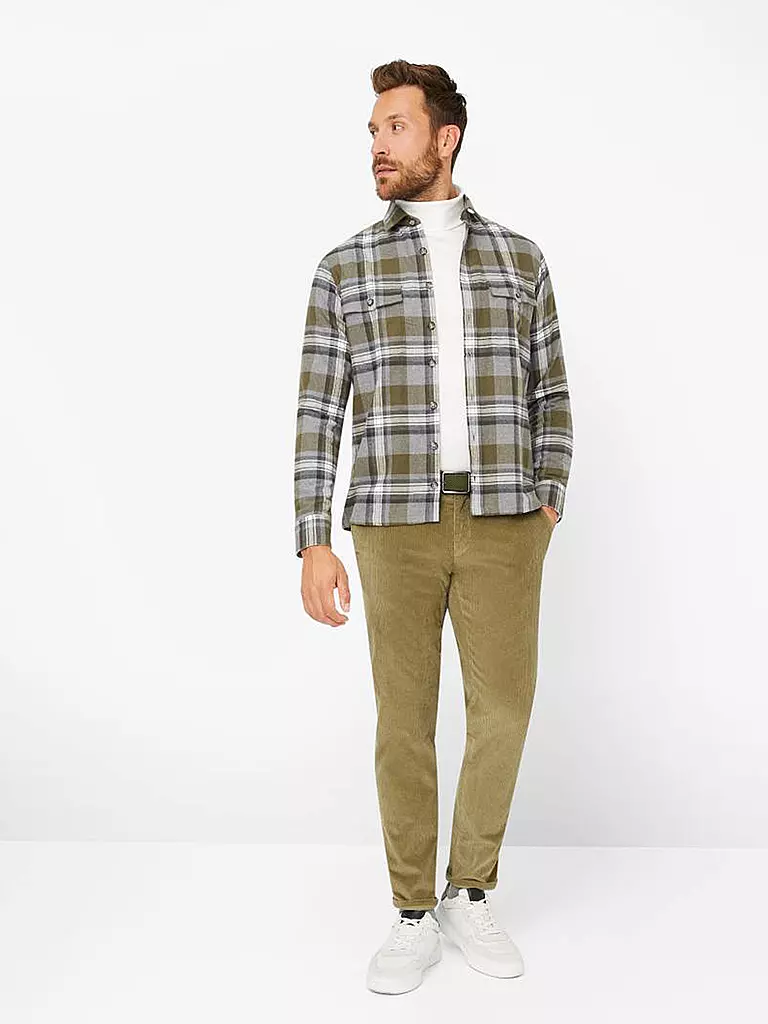 BRAX Cordhose FABIO JOG olive