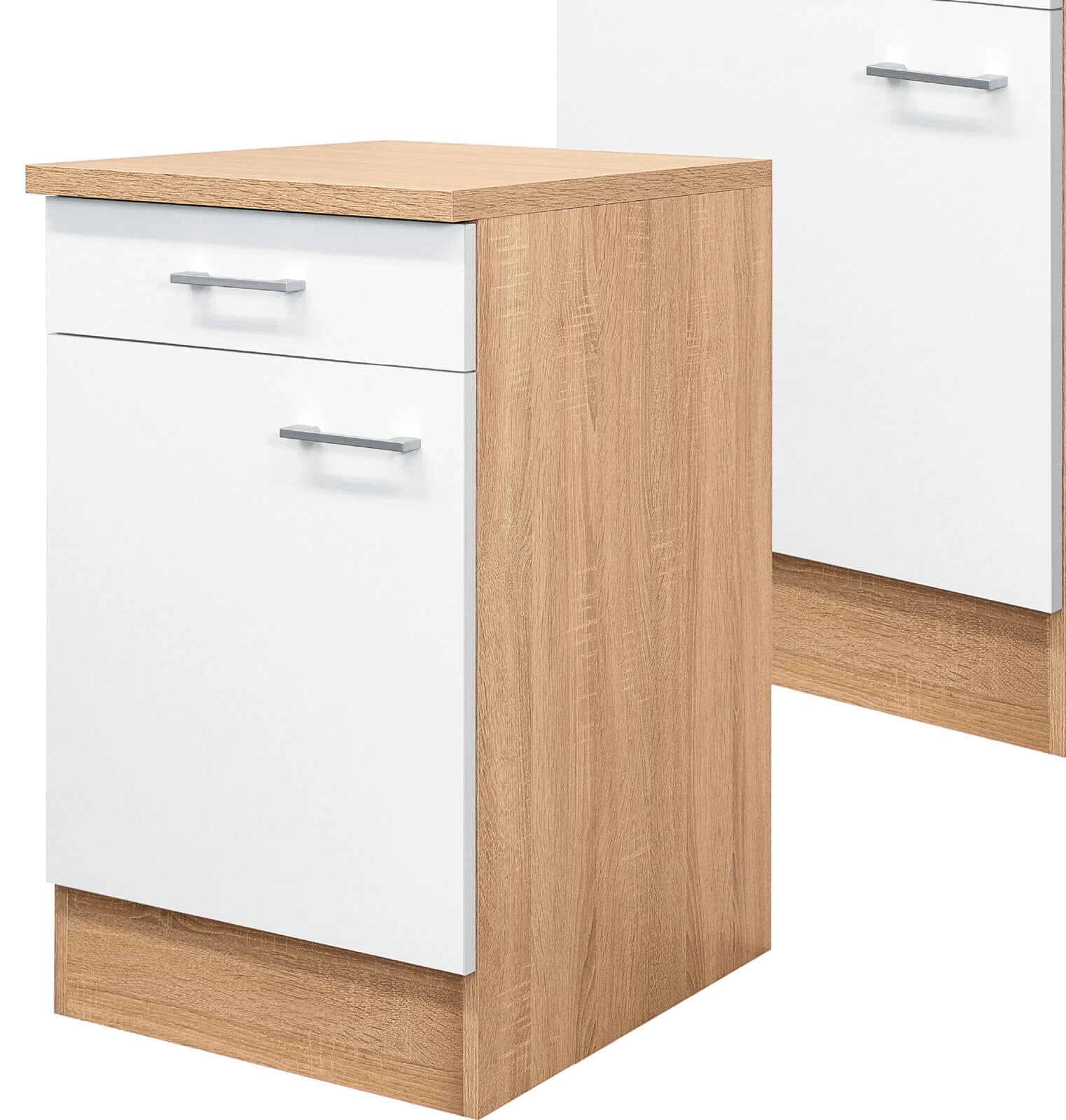 Unterschrank Samoa Weiß/Braun