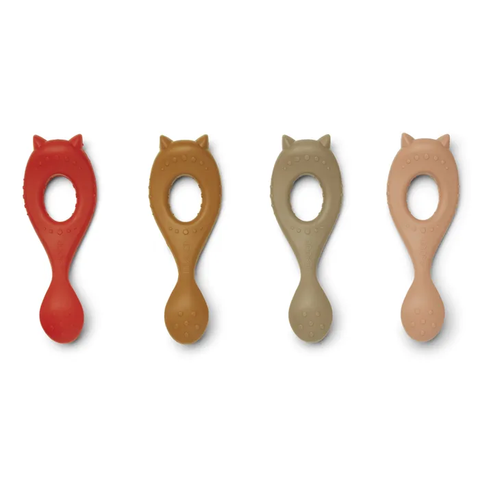 Liewood Cuillères Liva en silicone - Set de 4