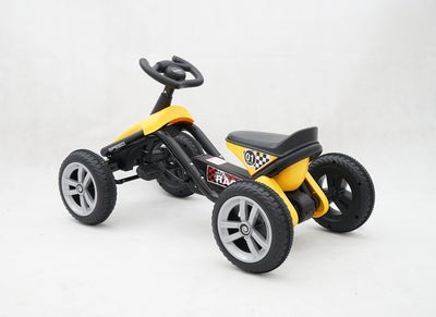 Alex's Garage Tråbil Gokart, Gul