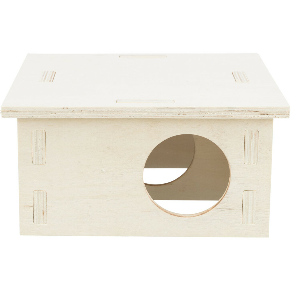 Maison emboitable 2 chambres 25 x 12 x 25 cm pour grand hamster et dègues