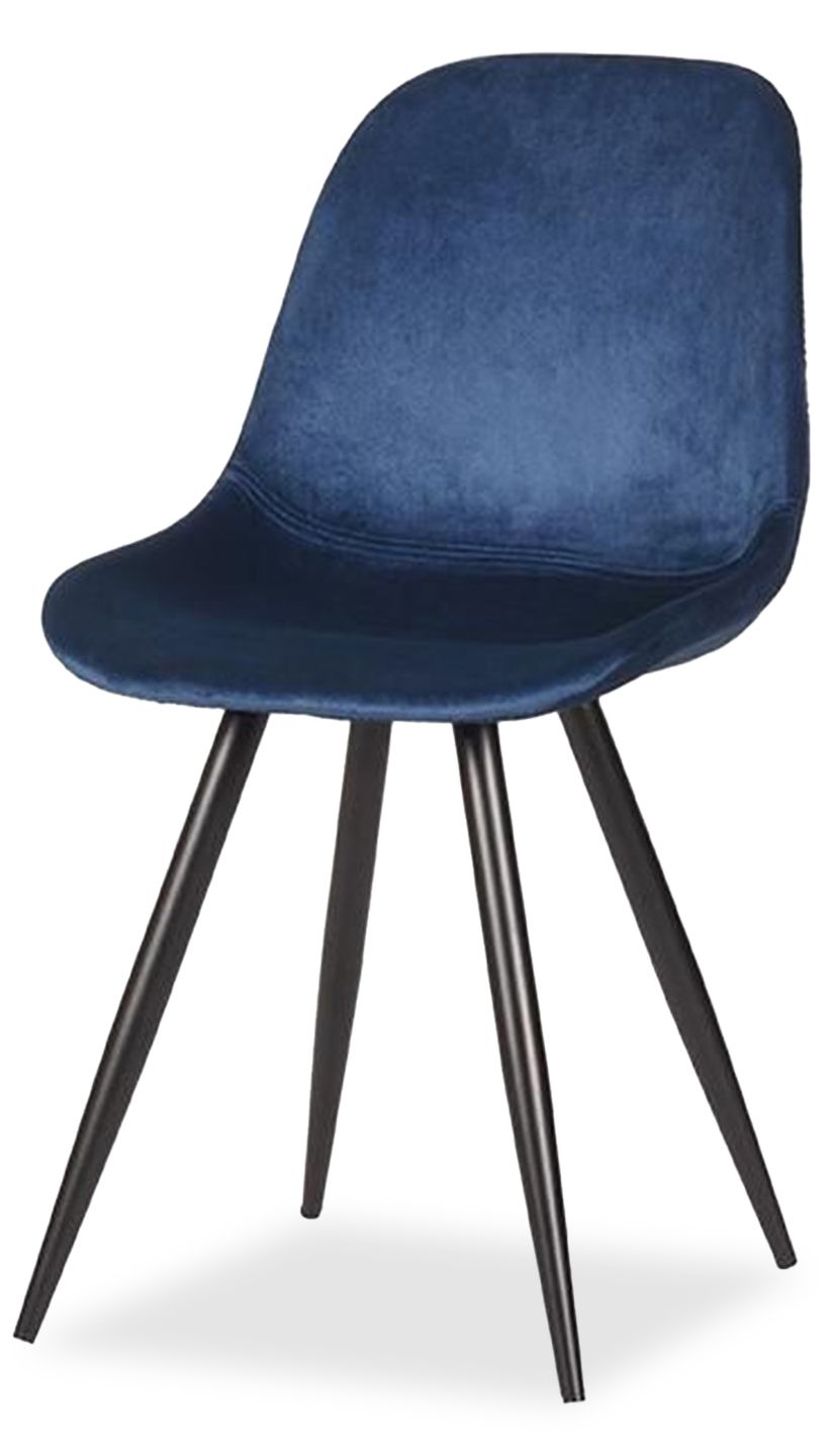 Eetkamerstoel Blauw FF-45.030 Capri B46 x D56 x H88 cm