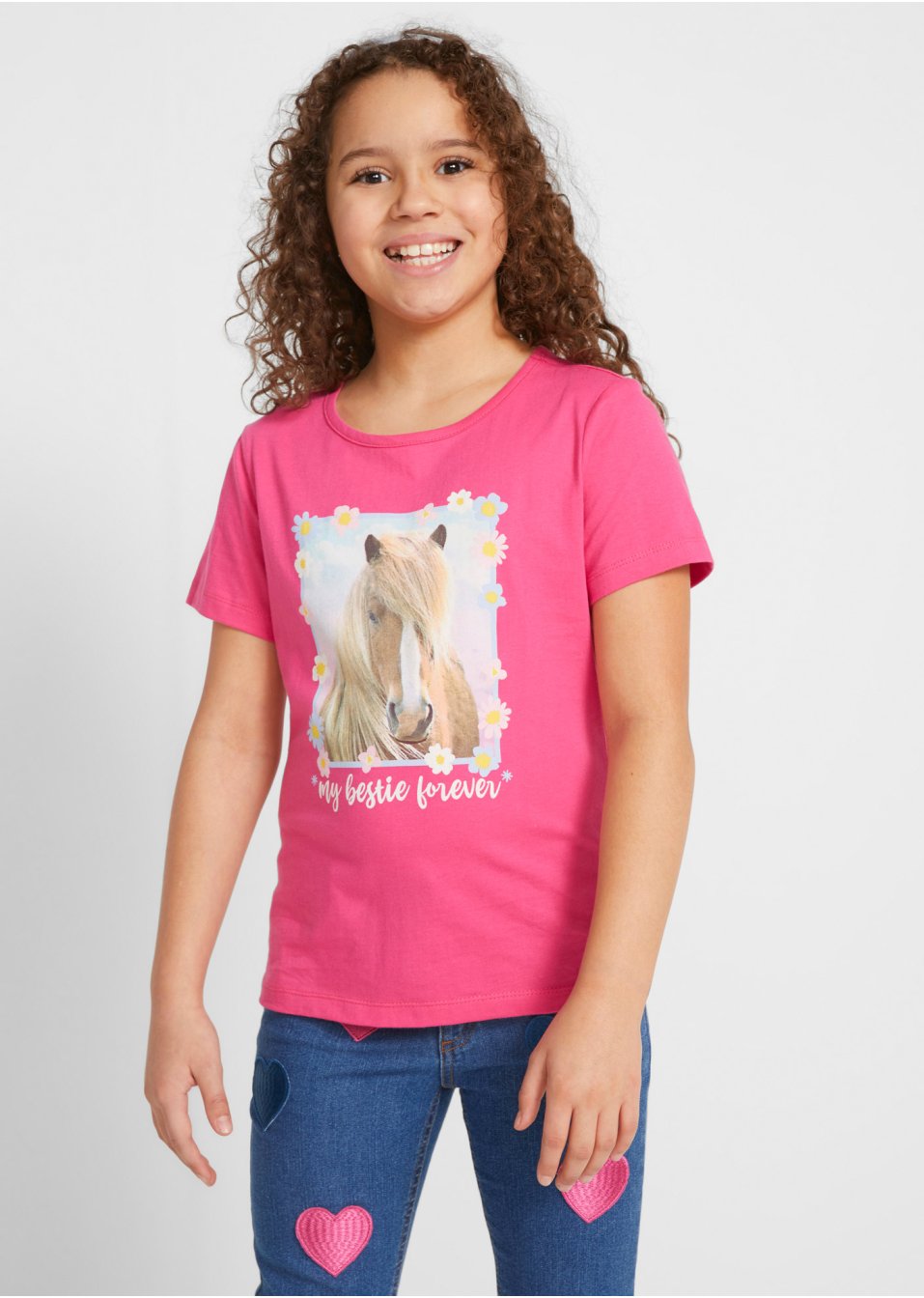 Lot de 2 T-shirts fille en coton