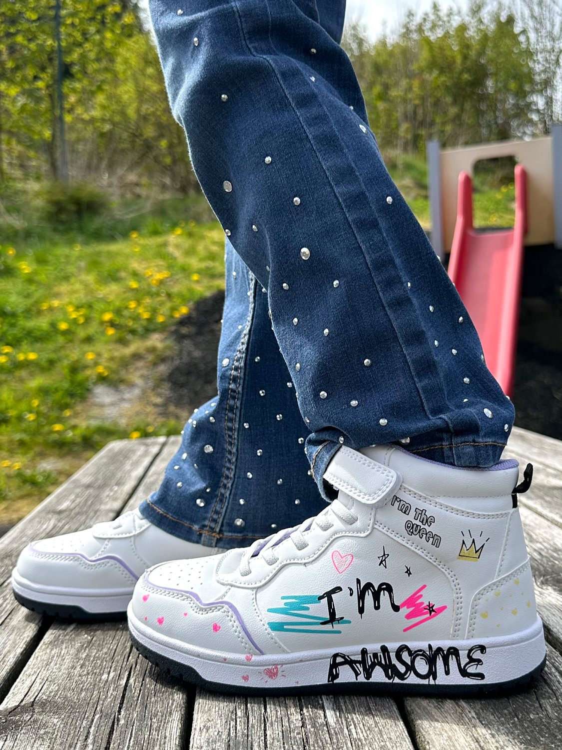 Duffy Scribble High Sneaker