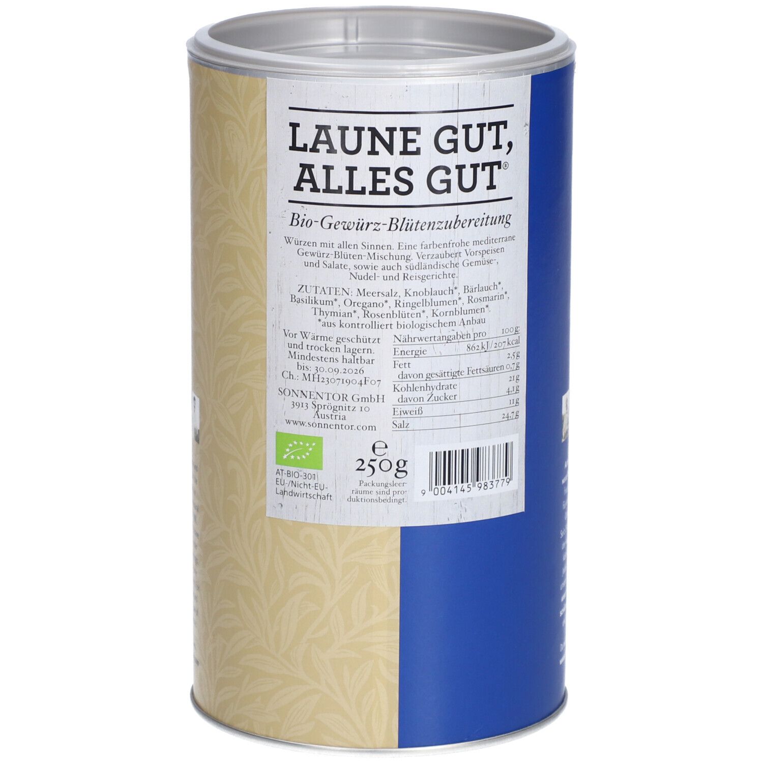 SonnentoR® Laune gut, alles gut® Gewürz-Blüten-Zubereitung bio