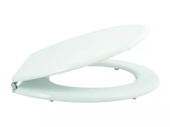 Abattant wc MDF Blanc - Charnières Zinc MSV