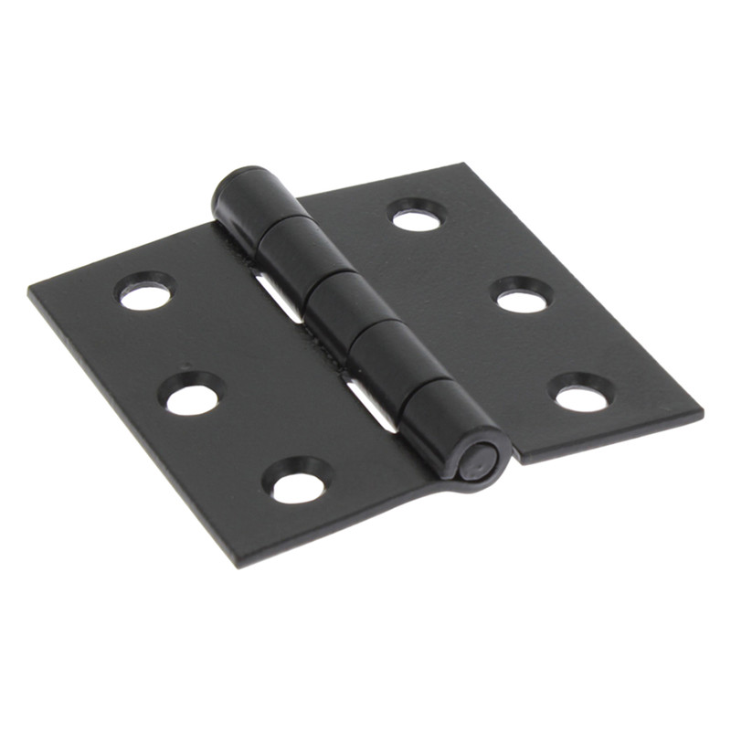 Scharnier smal zwart 63x63mm