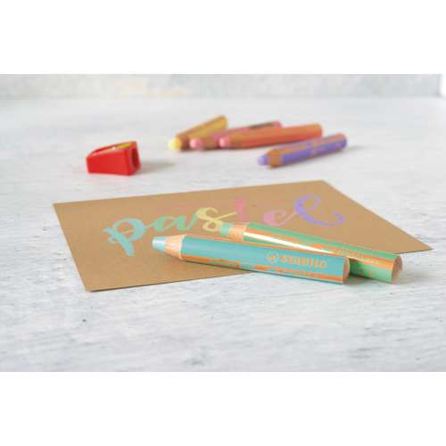 STABILO® woody 3 in 1 Pastell 6er-Set
