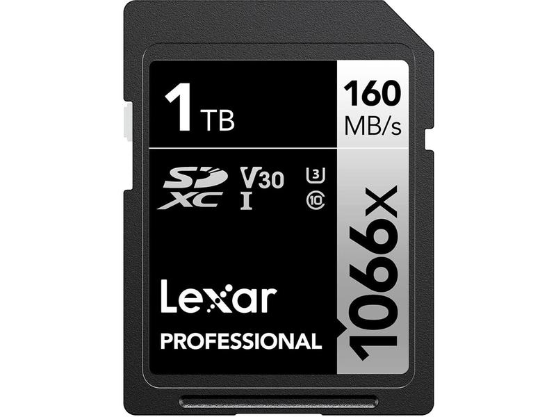 Lexar SDXC-Karte Professional 1066x Silver 1000 GB Professionelle SDXC UHS-I-Karte