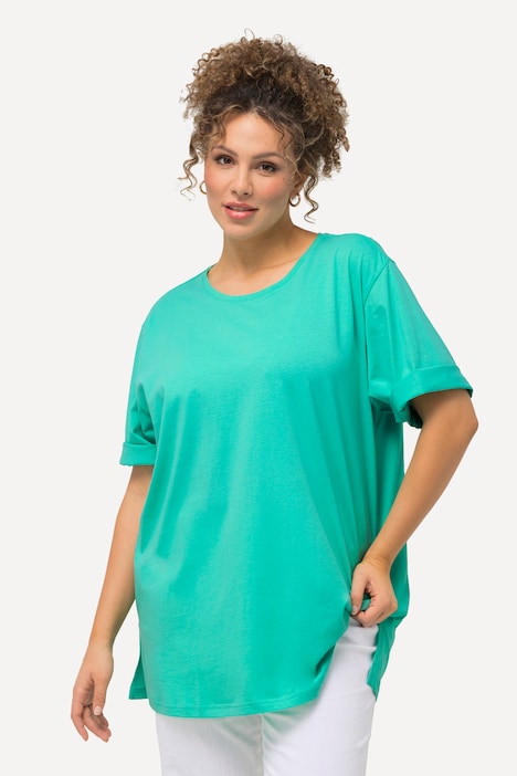T-Shirt, Rundhalsausschnitt, Relaxed, Halbarm