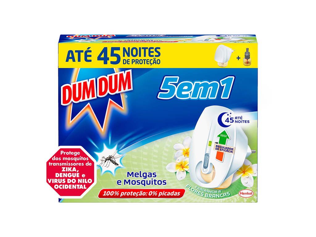 INSETICIDA DUM DUM ELÉCTRICO MELGAS E MOSQUITOS PERFUMADO 23ML