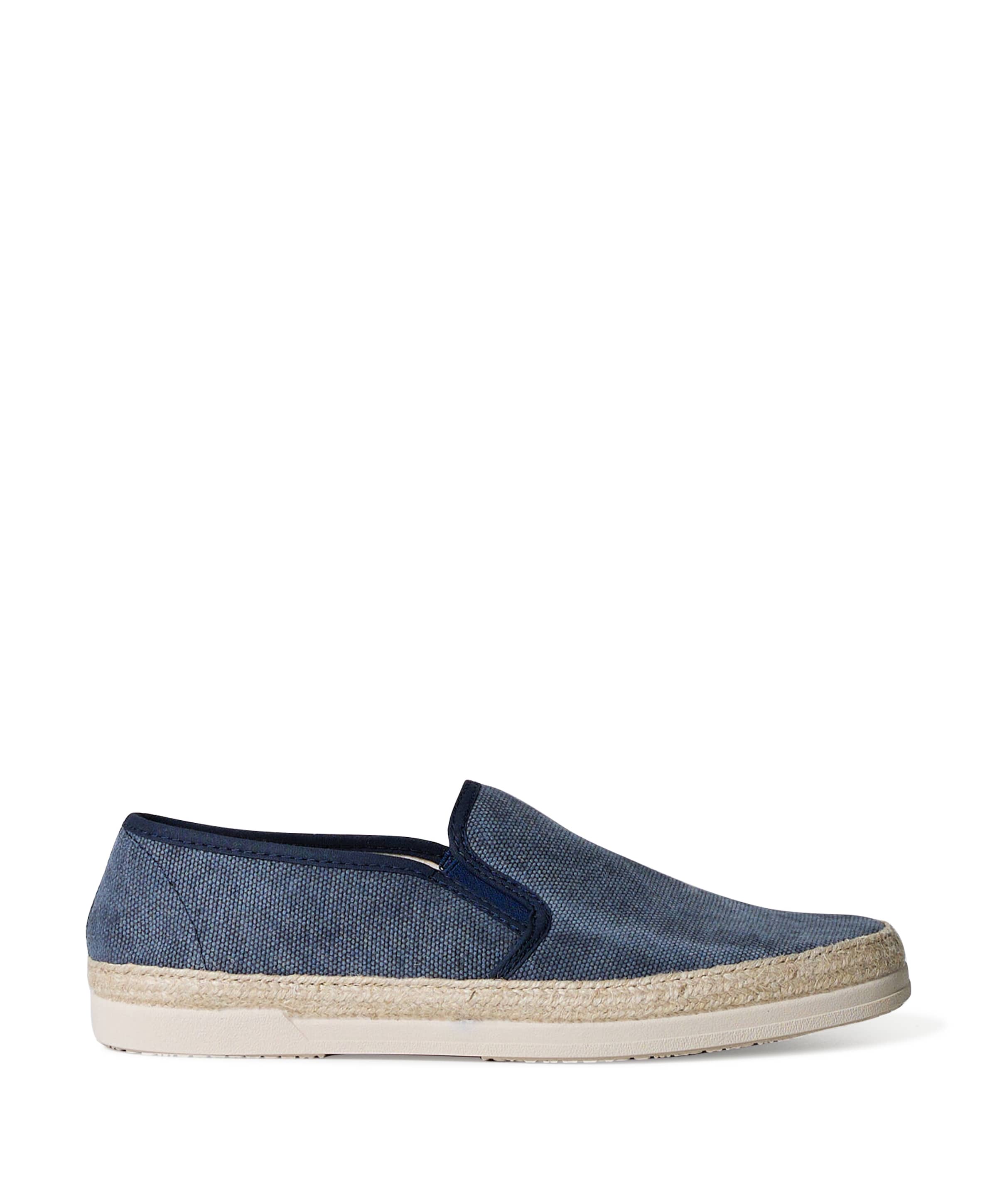 Cypres Heren mocassins Tobias blauw