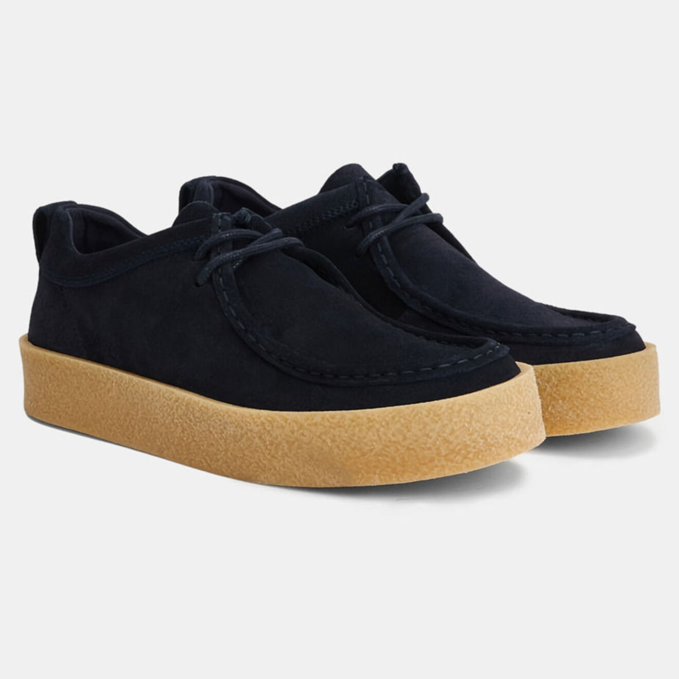 Tommy Hilfiger Mocassins en Velours de Cuir bleu marine