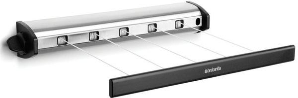 Brabantia - Rolwaslijn - RVS - 22 Meter - Ruimtebesparend