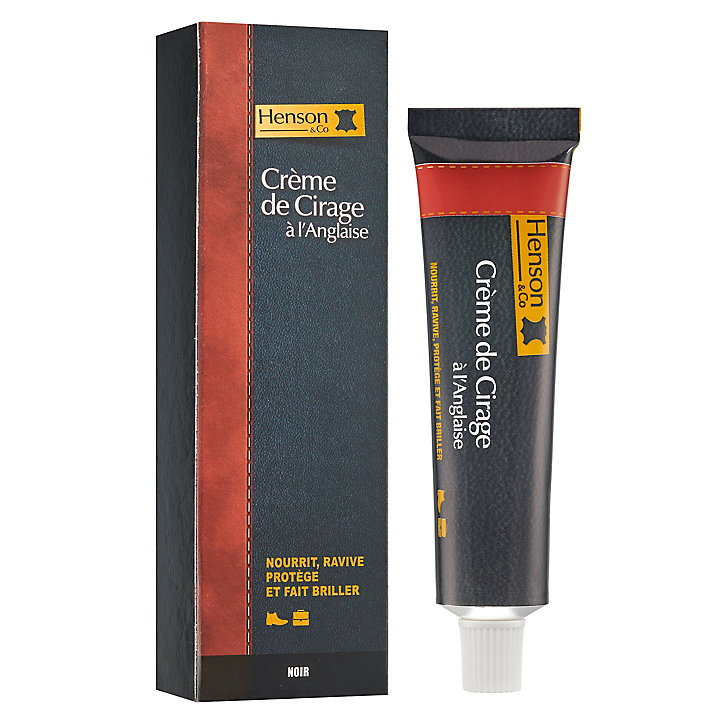 Crème de cirage anglais Henson & Co noir 50ml