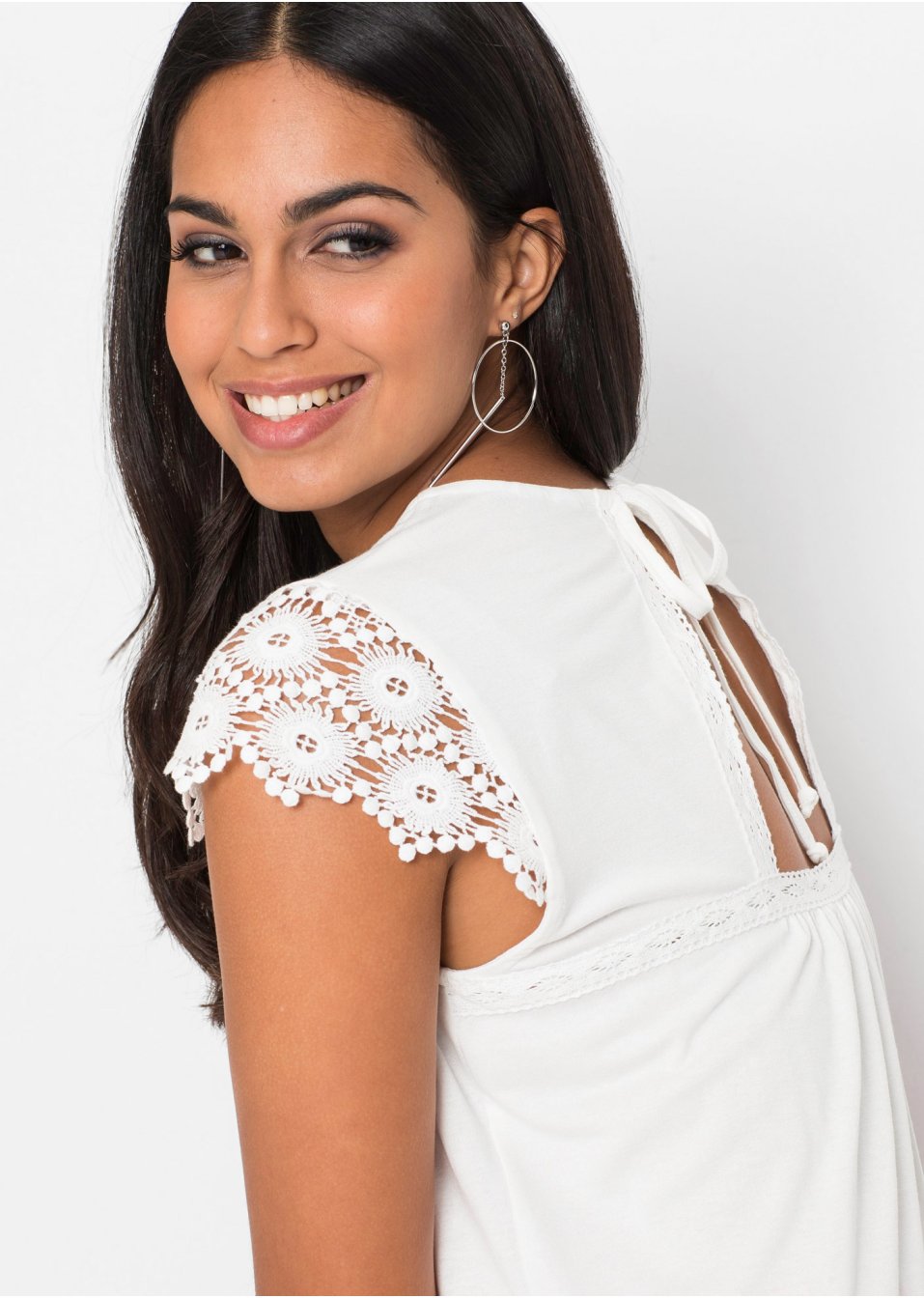T-shirt à dos décolleté