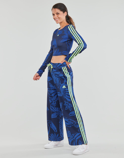 adidas Performance - FARM CROP LS - bleu mystere