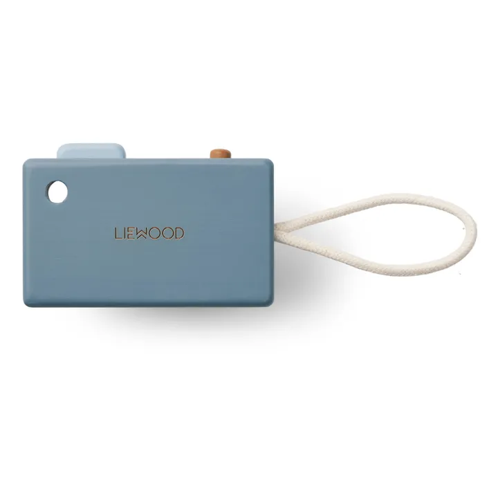 Liewood Appareil Photo Michael en bois | Bleu gris