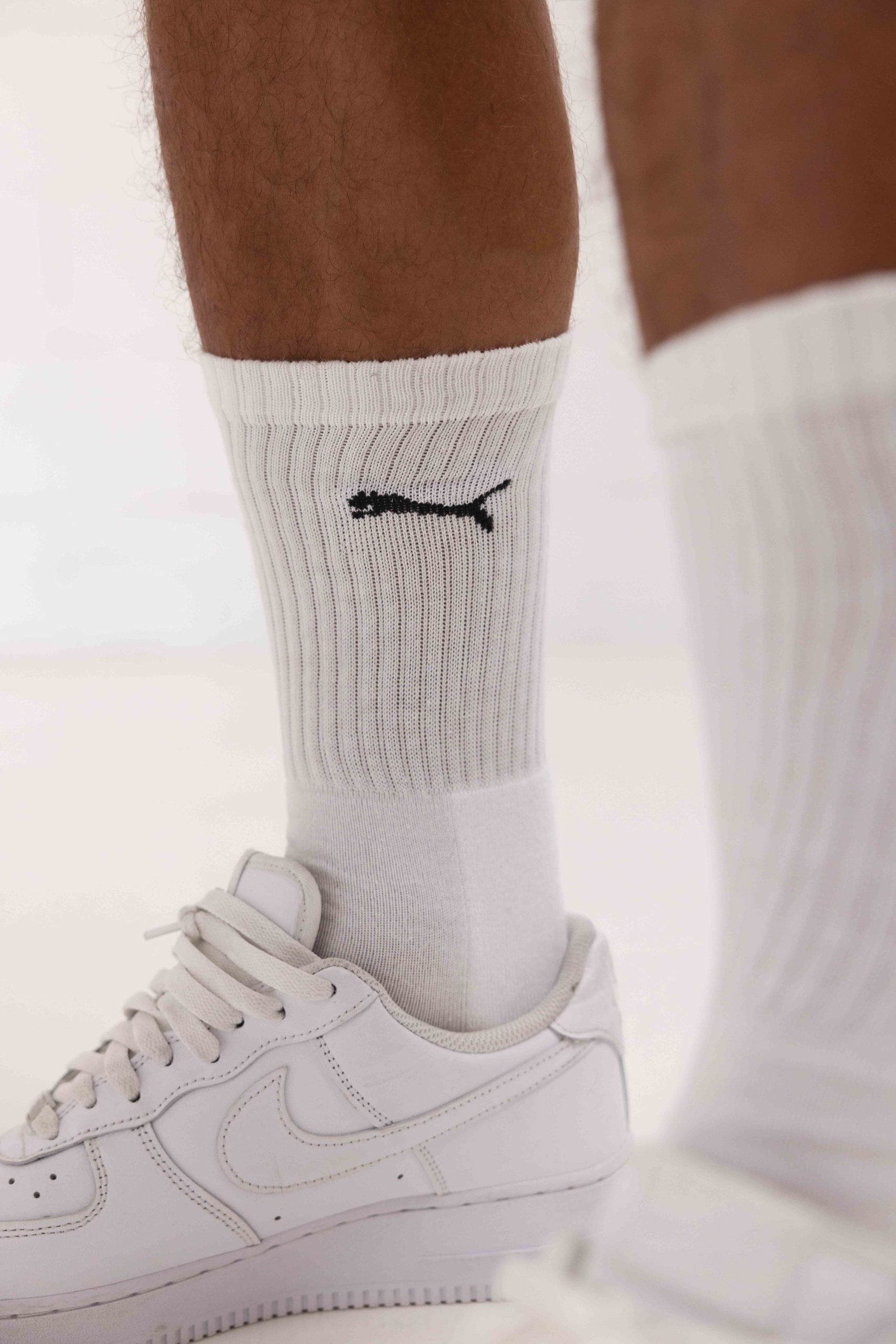 Puma Crew Sokken 6-Pack Wit