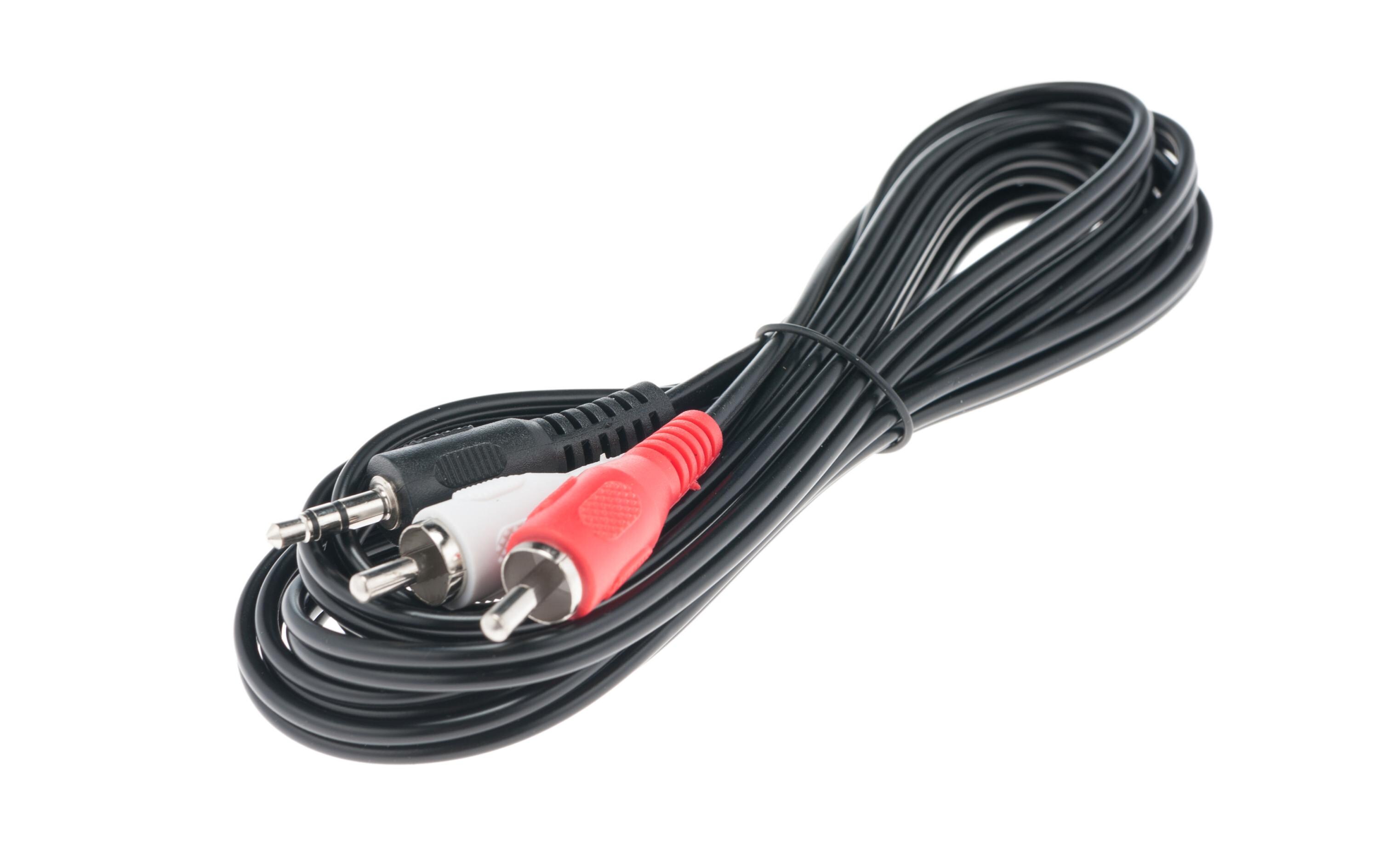 Audio-Kabel 3.5 mm Klinke - Cinch 2.5 mAudio Kabel