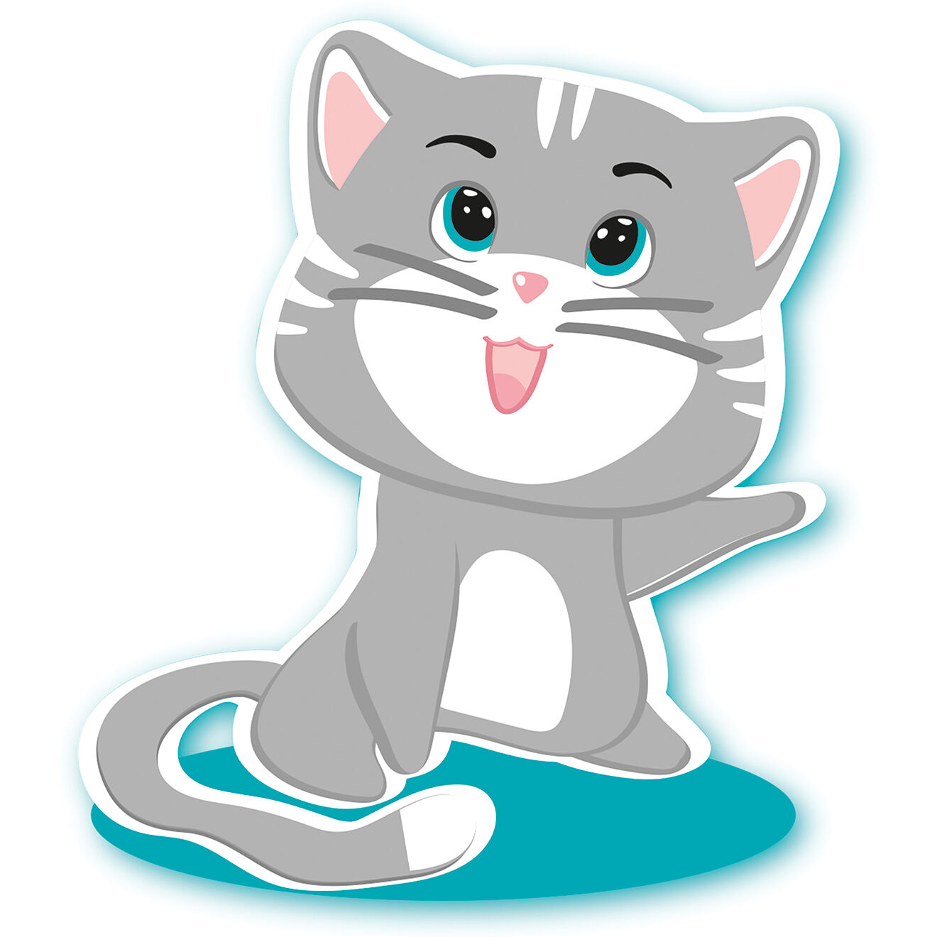 Smoby Maison des chats bleu - 31x32.1x55.2 cm
