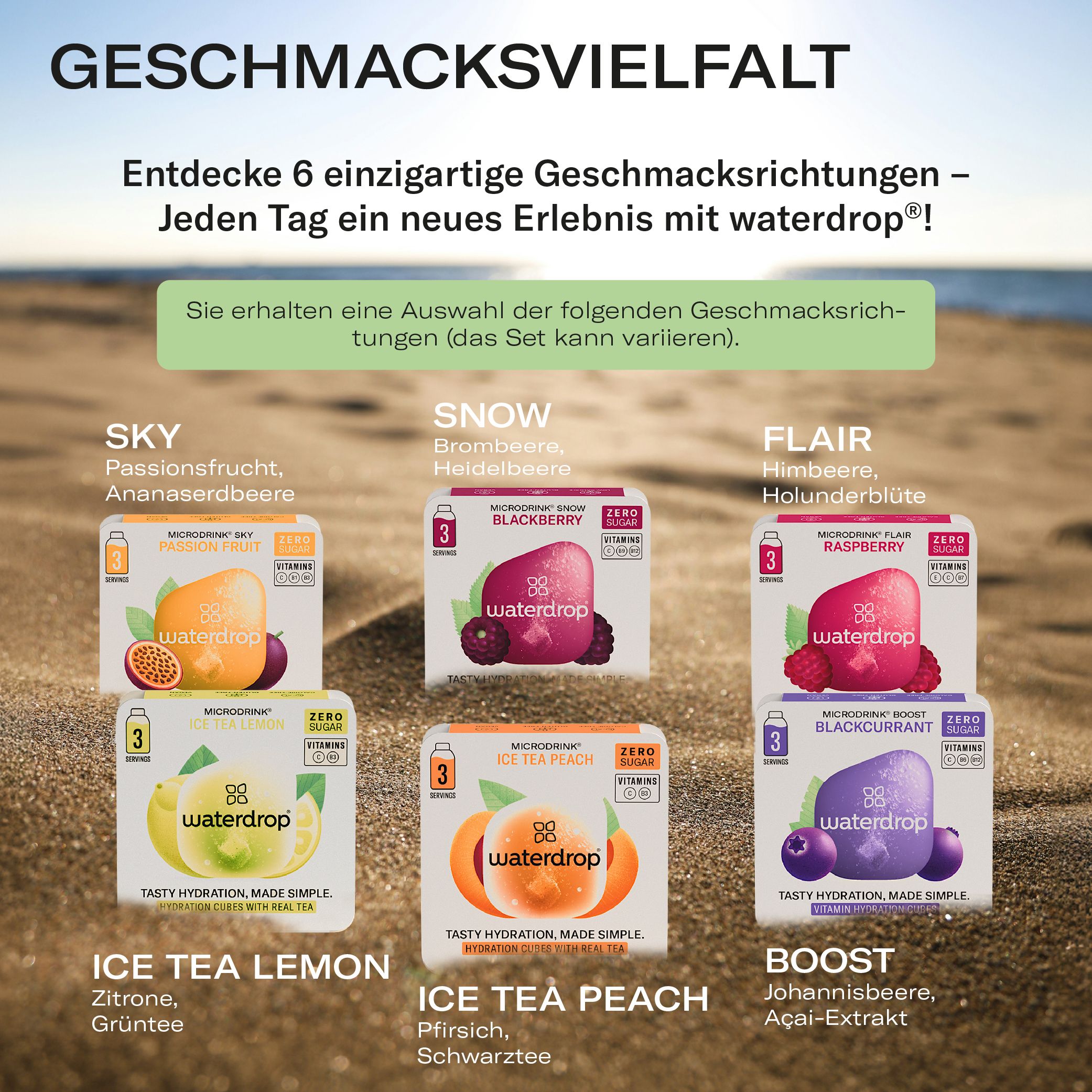 waterdrop® Starterset Glas