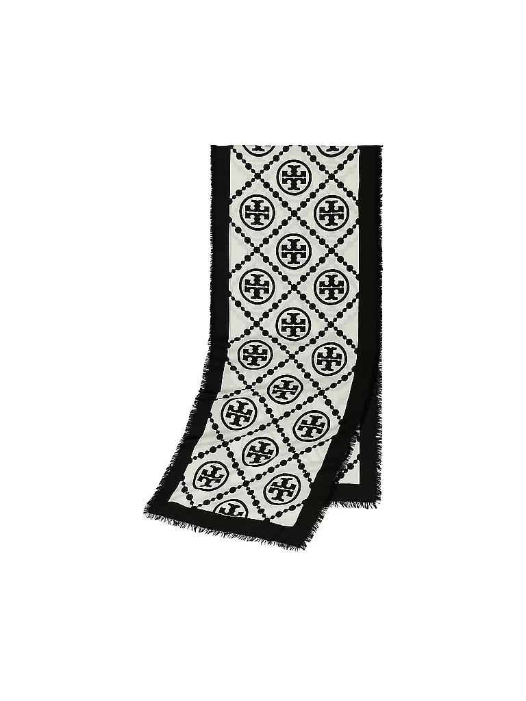 TORY BURCH Schal schwarz