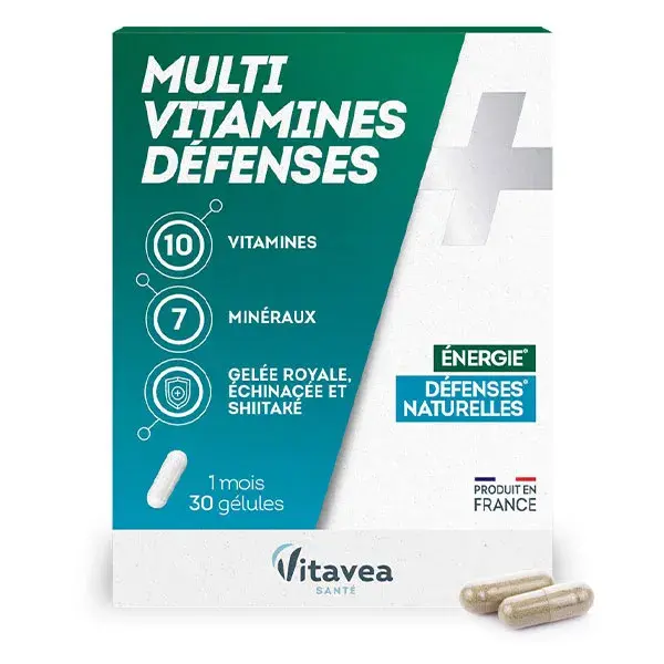 Vitavea Vitaminas Multivitaminas Defesas Naturais 30 cápsulas