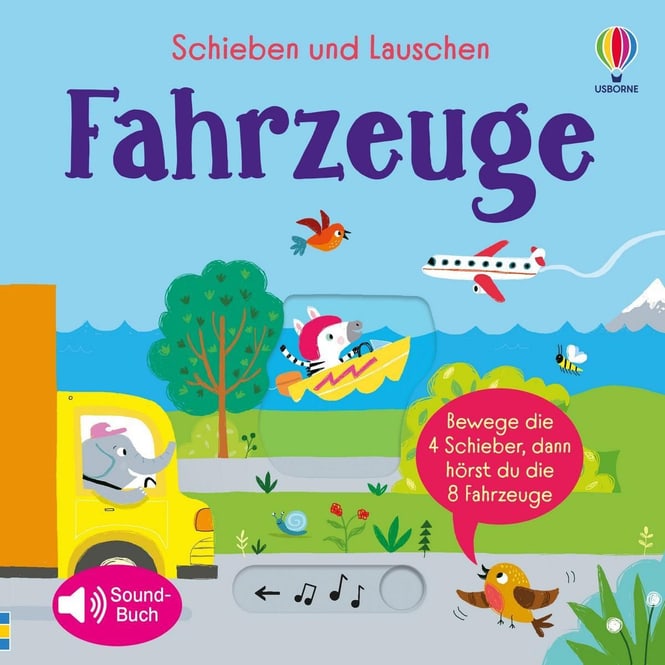 Schieben und Lauschen - Fahrzeuge - Soundbuch