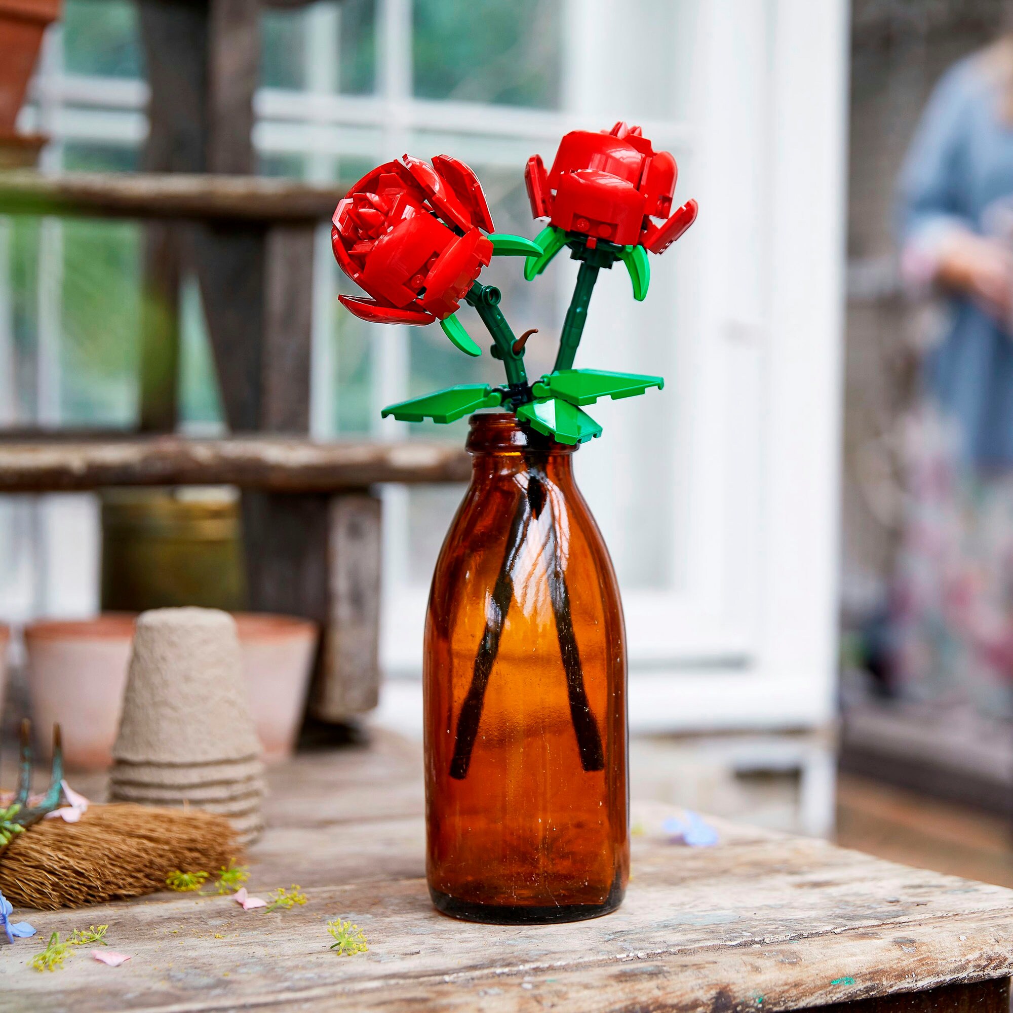 LEGO Konstruktionsspielzeug Botanicals Rosen