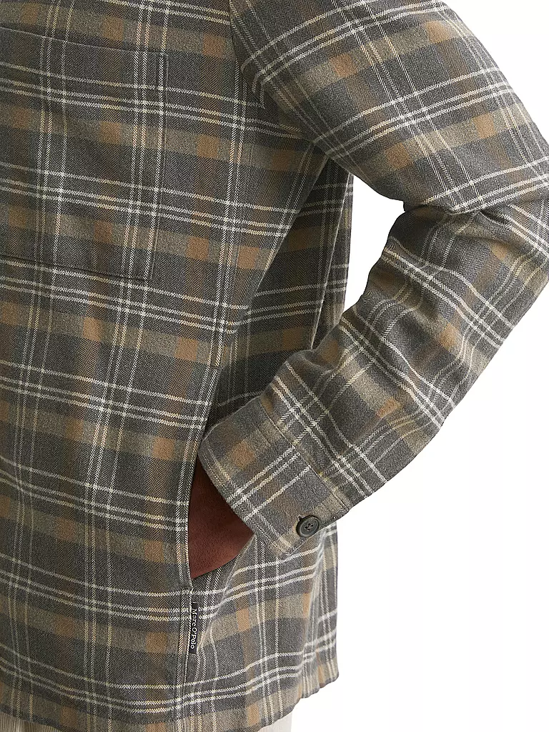 MARC O'POLO Overshirt grau