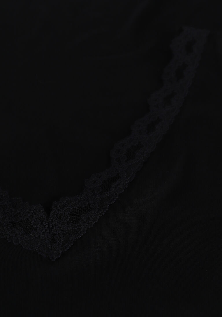 BY-BAR zwarte by-bar top lace singlet