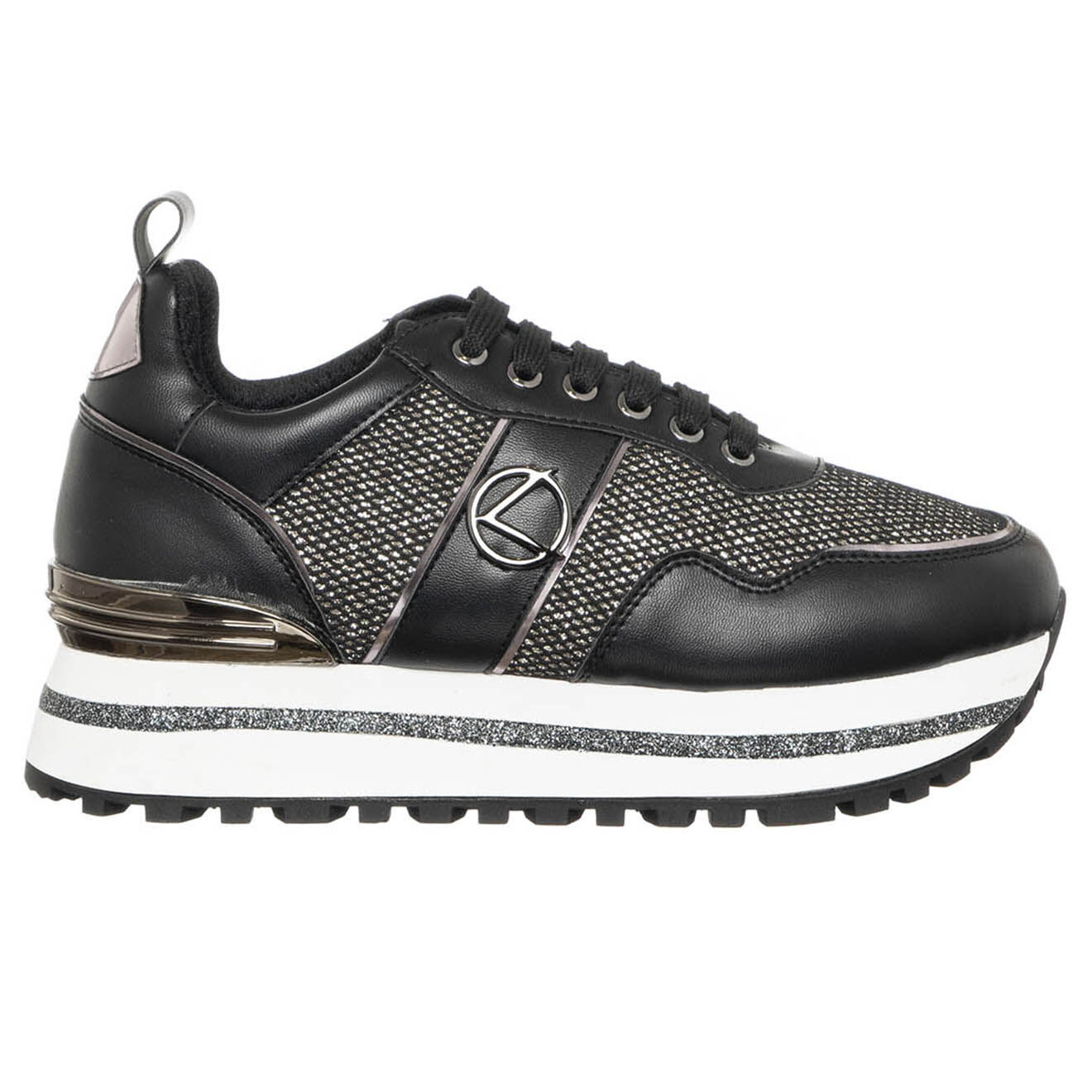 Loretta by Loretta Sneakers Masha noir/argenté