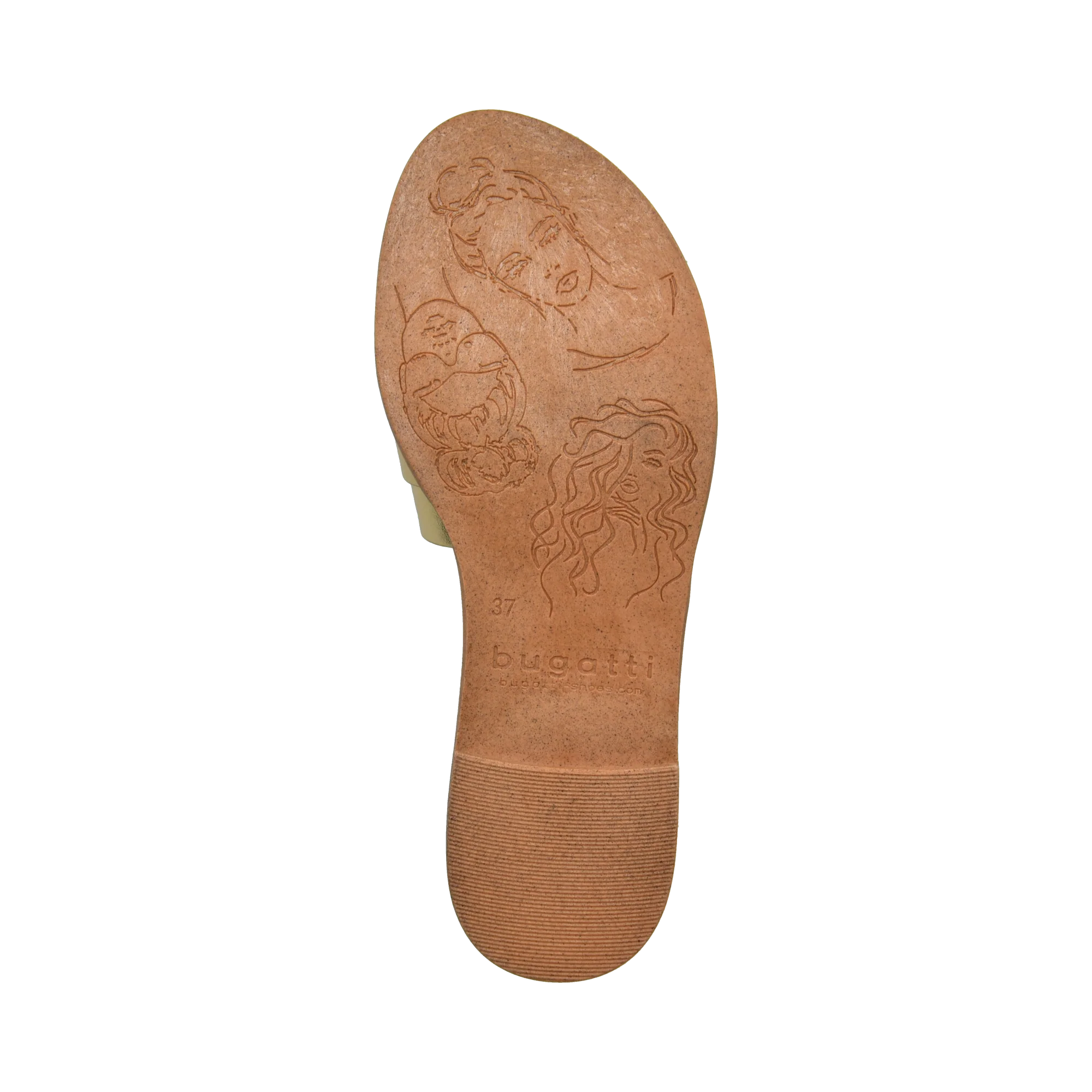Pantoletten gold