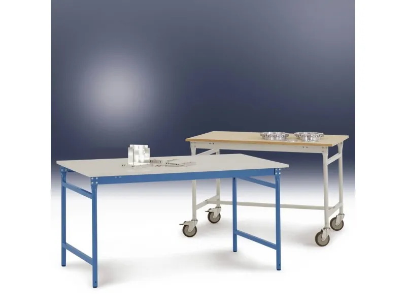 Manuflex BB3017.7035 Arbejdsbord Gråhvid (RAL 7035)