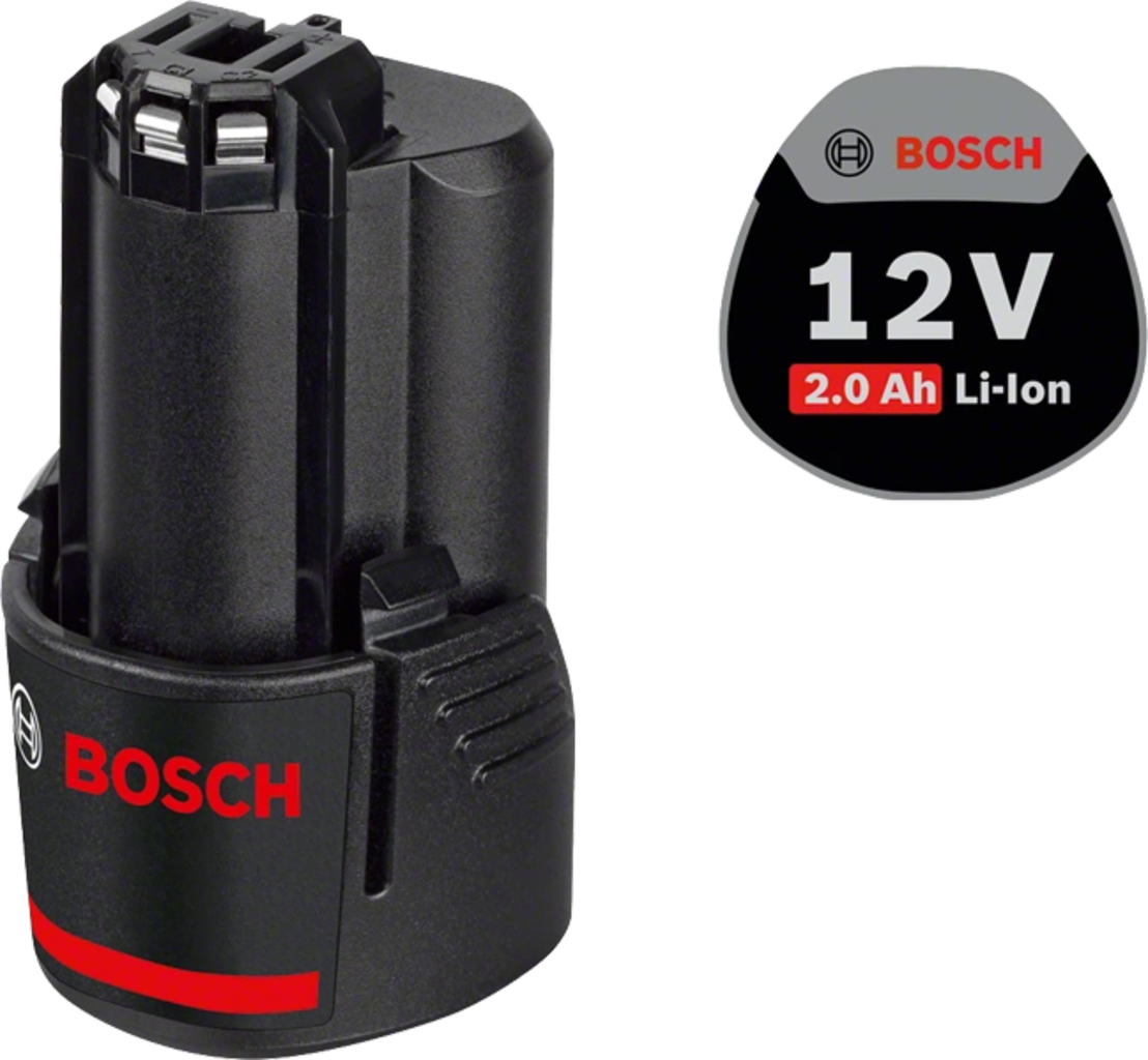 Bosch Professional  Akkupack GBA 12V, 2,0Ah    Kabelloser Lithium Ionen Akku