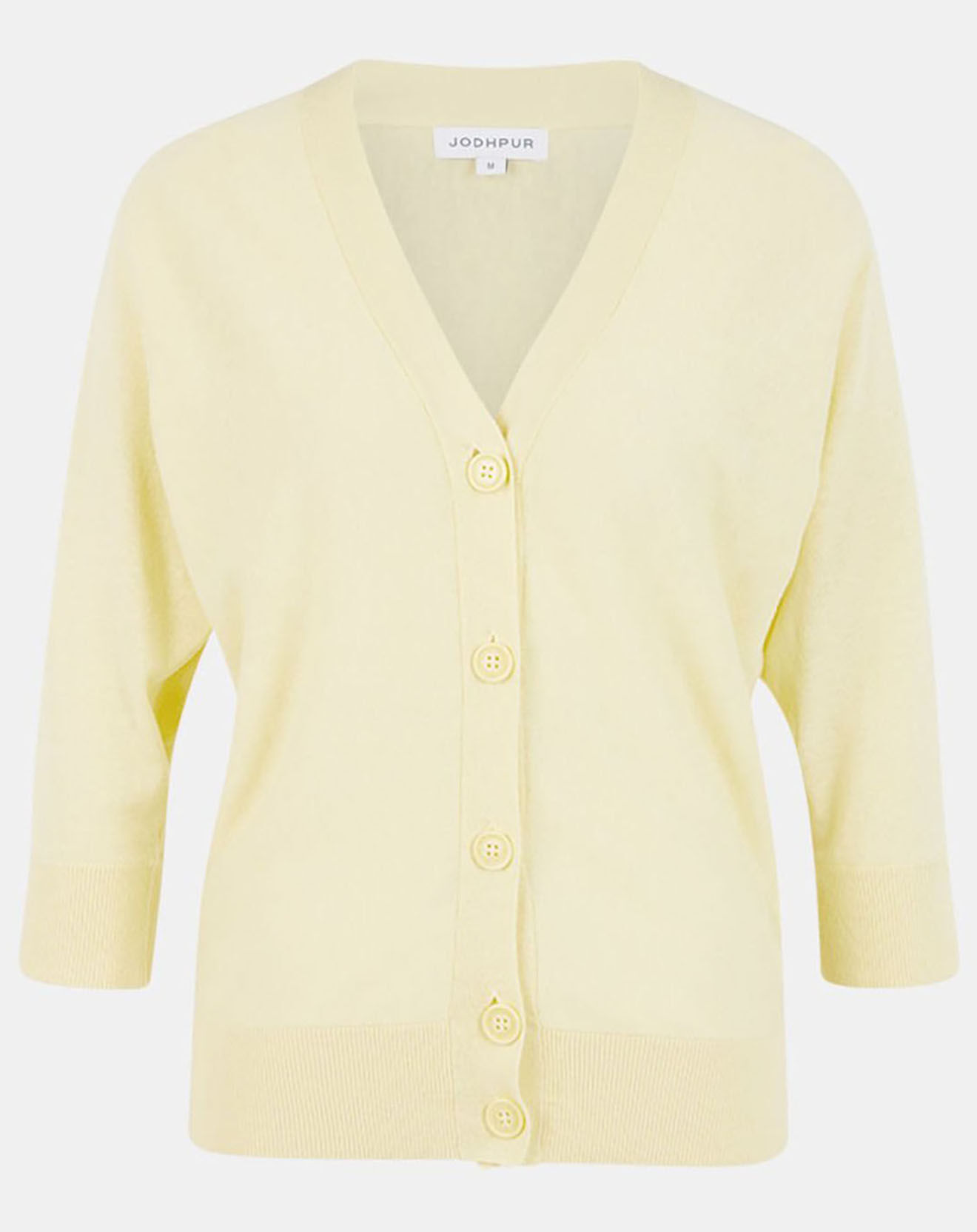 Jodhpur Gilet droit en Lin & Coton Mimosa jaune