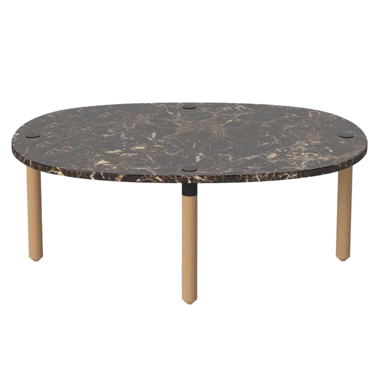 Bolia Tuk salontafel small H27 bruin marmer